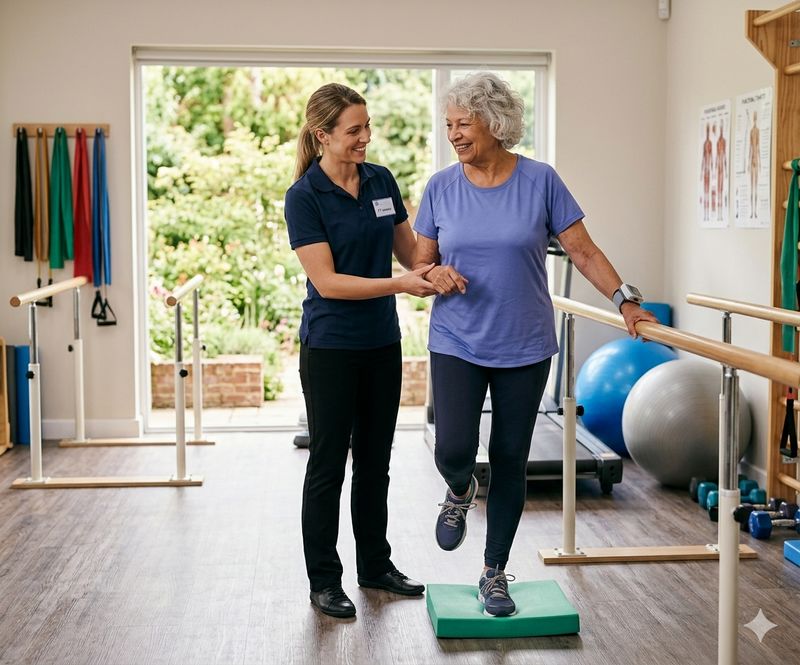 Physical therapy session at The Waters of Fort Wayne